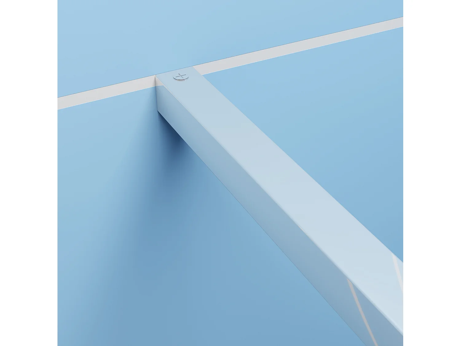 Moderne inloopdouche 80x200cm-8mm easy clean glas met planchet-F-stabilisatiestang 90cm-Snijbaar-glanzend chromen