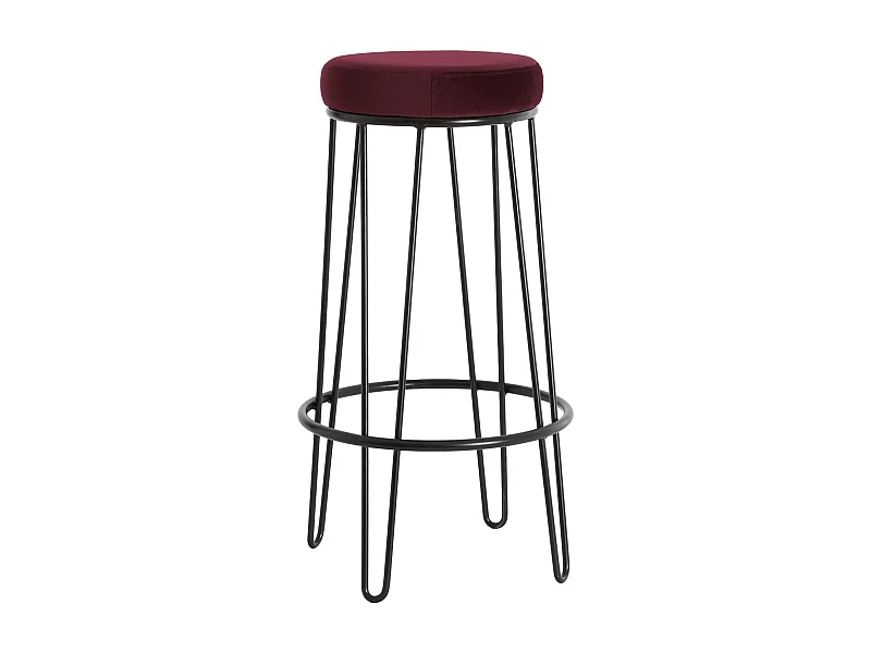 Light & Living - Barhocker ALICE - Ø41x73 cm - Rot