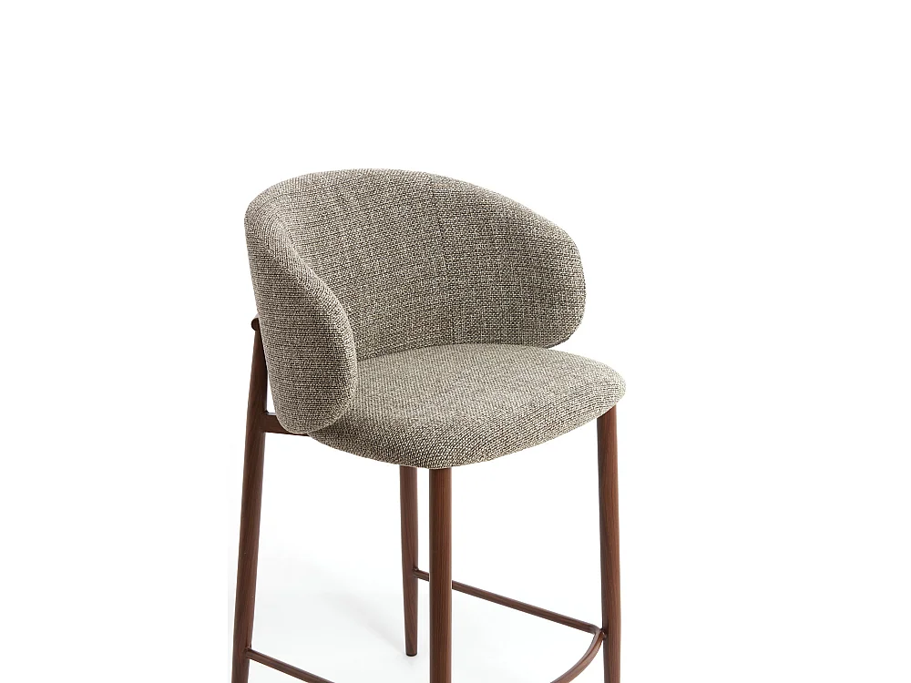 Tabouret de bar ALUKO - 57x55x94 cm - Noir