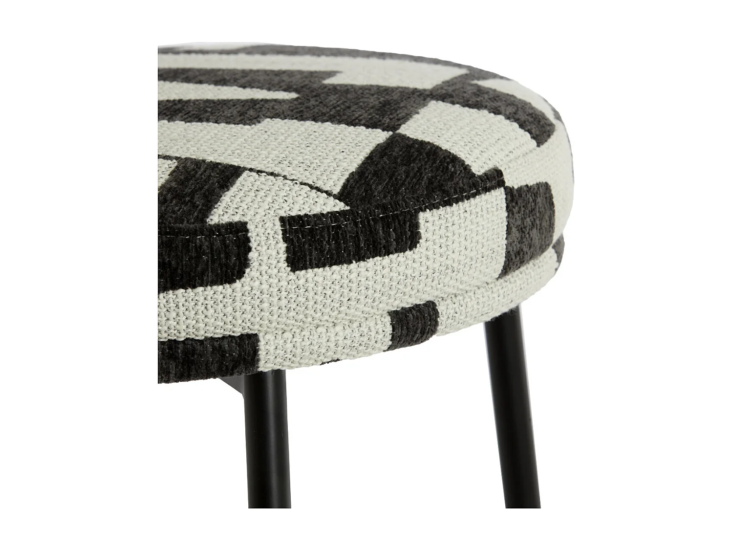 Tabouret de bar HARVIE - 51x52,5x93 cm - Marron