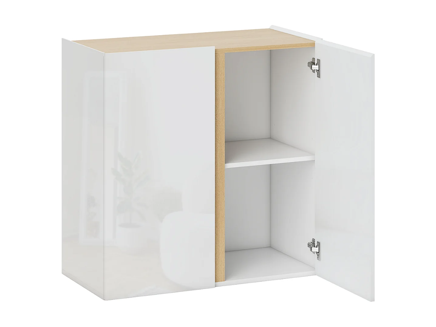 Kommode, Sideboard mit Soft-Close-Türen,anpassbares Regal, für Wohnzimmer,Esszimmer, 80L x 40B x 80H cm