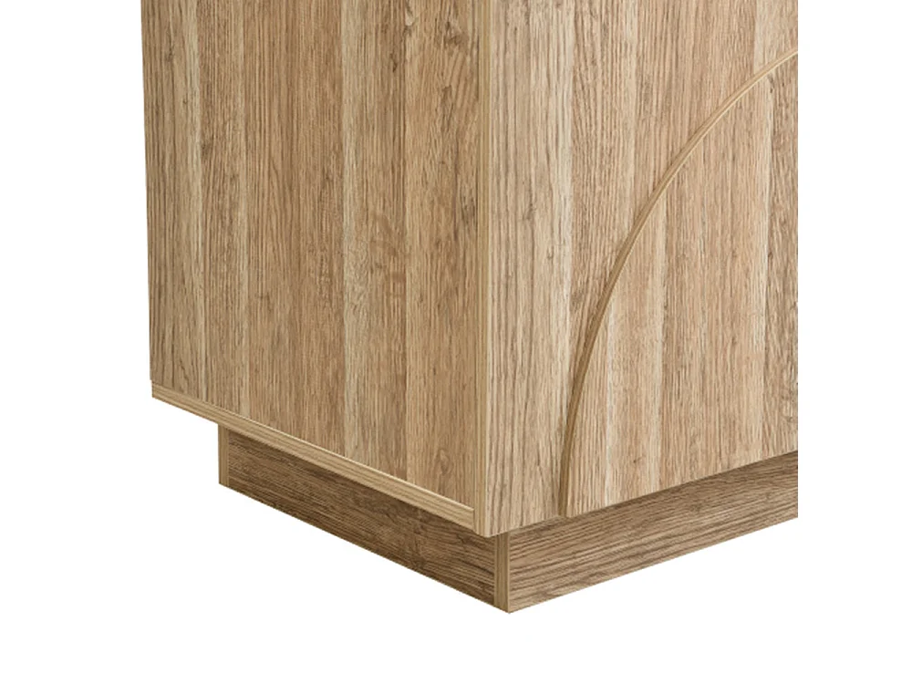 Sideboard mit Regalen, Kommode mit Rebounder,Wohnzimmerunterschrank 160 L x 40 B x 80 H(cm)