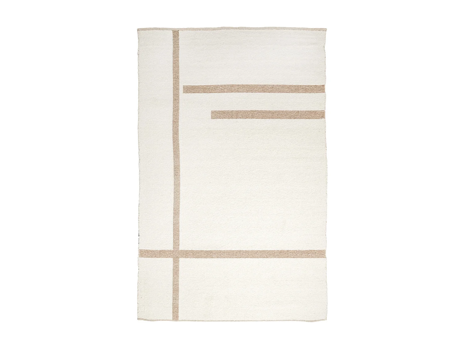 Tapis BUKIT - 300x200x0,5 cm - Blanc