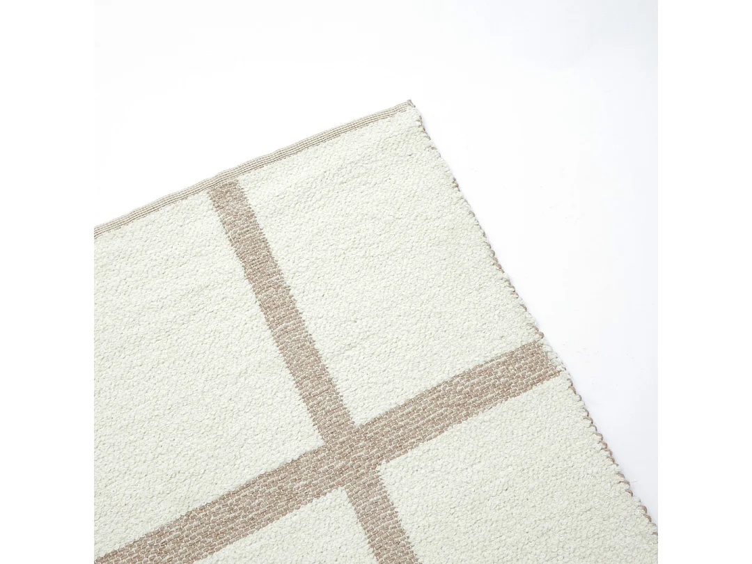Tapis BUKIT - 300x200x0,5 cm - Blanc