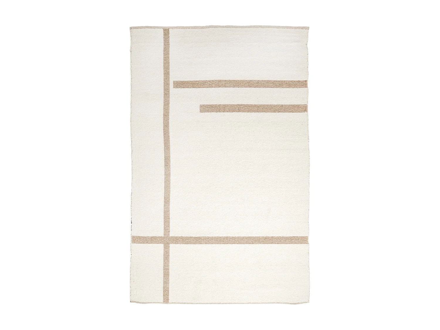 Tapis BUKIT - 300x200x0,5 cm - Blanc