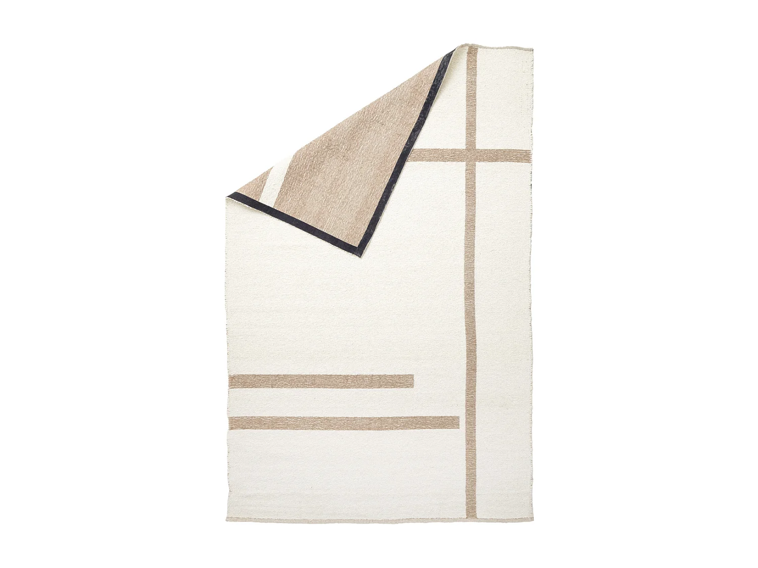 Tapis BUKIT - 300x200x0,5 cm - Blanc