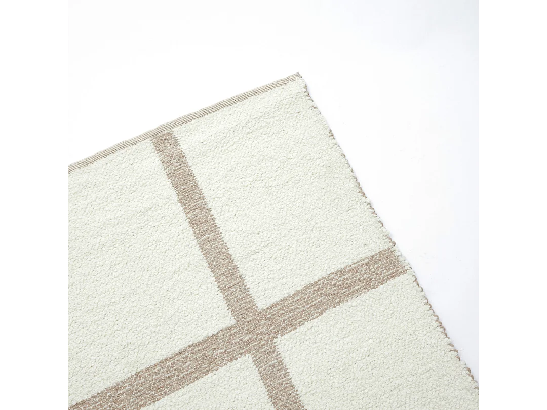 Tapis BUKIT - 300x200x0,5 cm - Blanc
