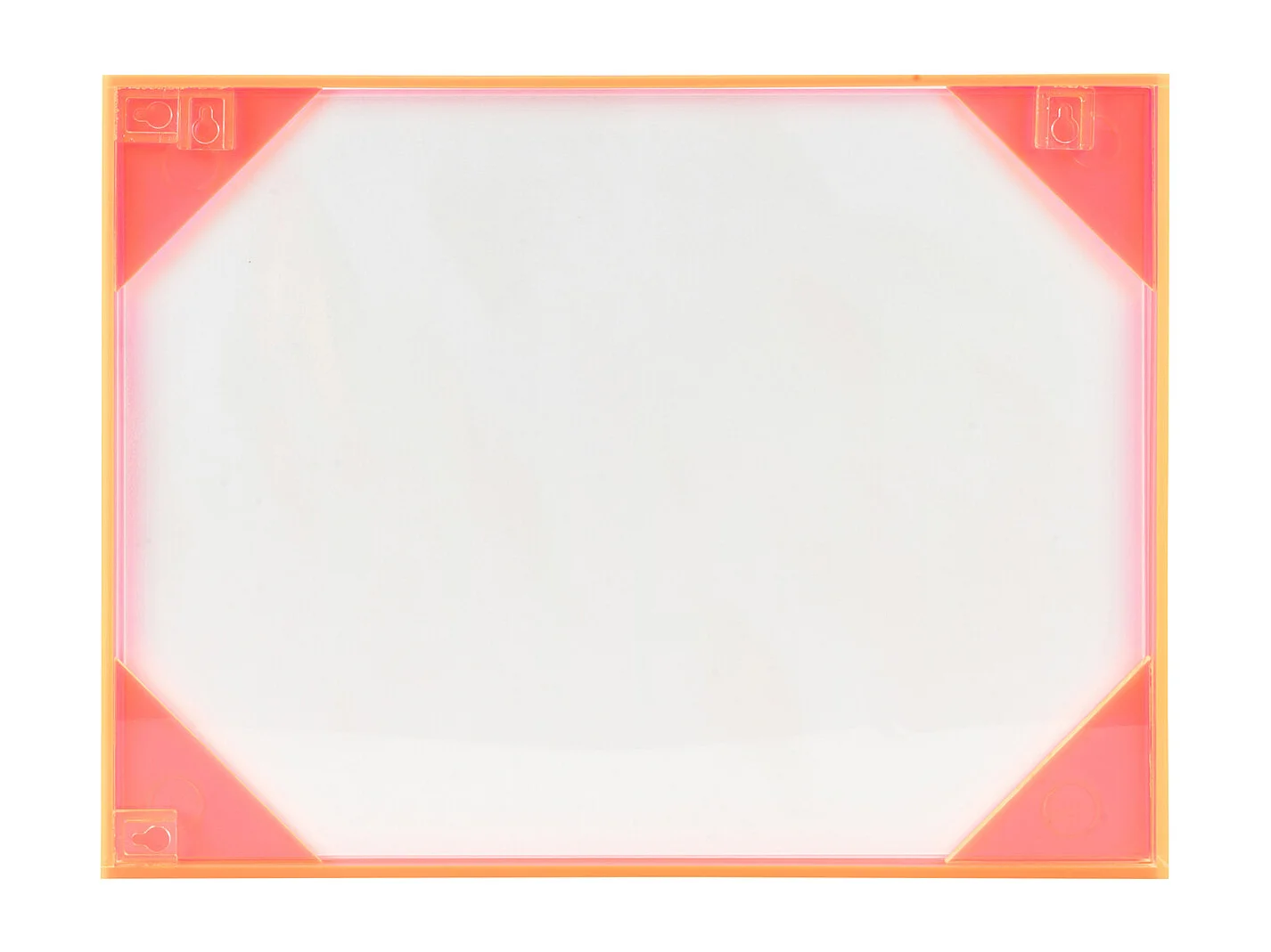 Objet mural Hello - 3x41x31 cm - Rose