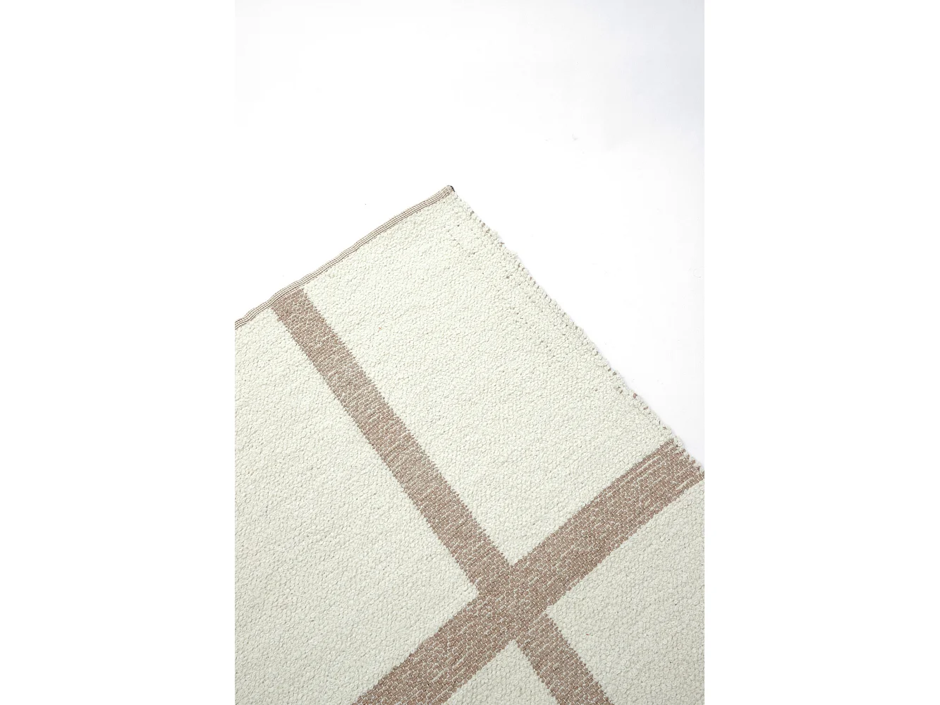 Tapis BUKIT - 160x230x0,5 cm - Blanc