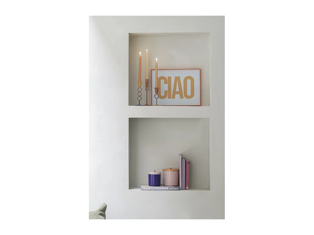 Objet mural Ciao - 3x41x31 cm - Orange