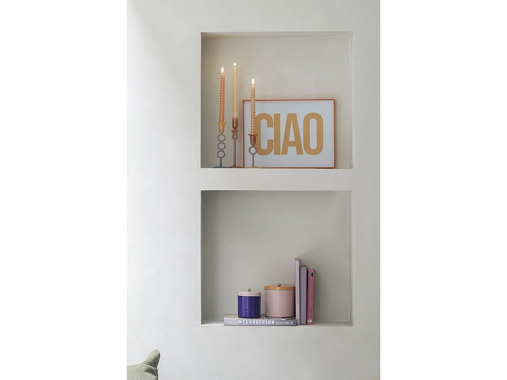 Objet mural Ciao - 3x41x31 cm - Orange