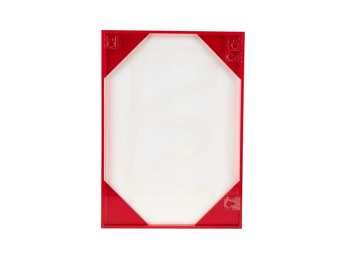 Objet mural Hi - 3x22x31 cm - Rouge