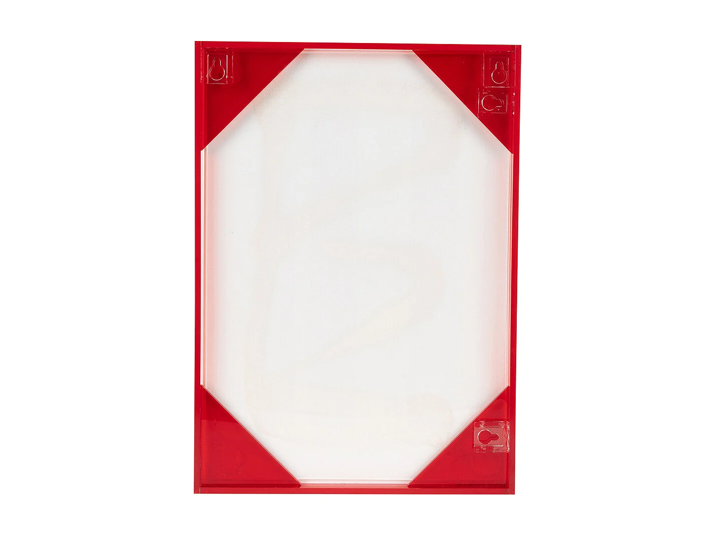 Objet mural Hi - 3x22x31 cm - Rouge