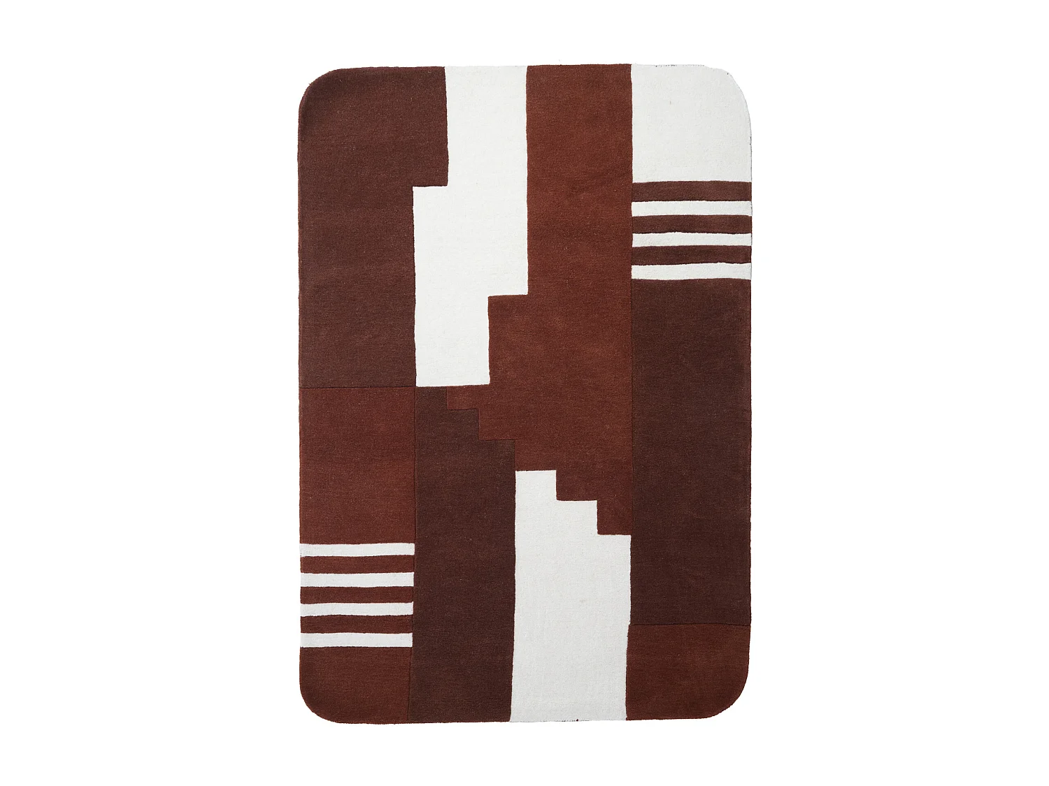 Tapis SYLINA - 230x160x0,5 cm - Marron