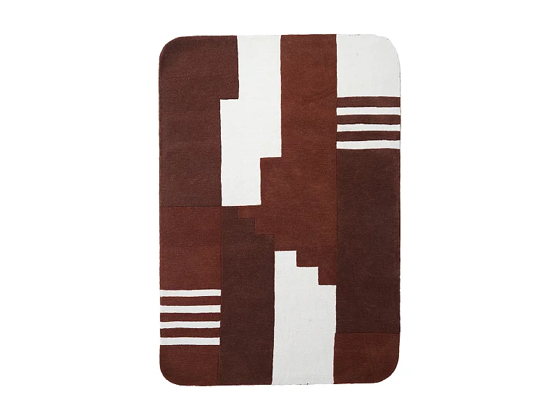 Tapis SYLINA - 230x160x0,5 cm - Marron