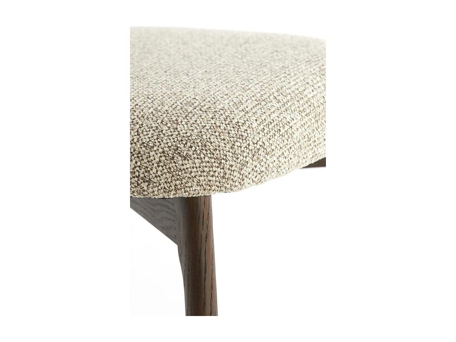 Eetkamerstoel TROSA - 54.5x51x80.5 cm - Bruin - Set van 2