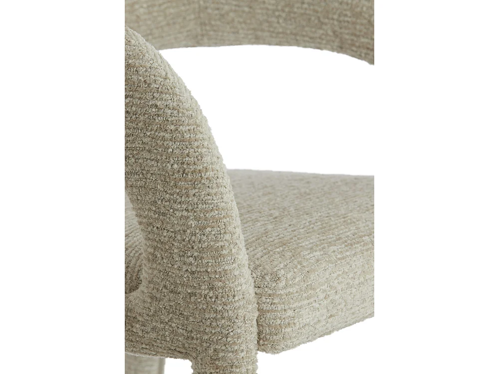 Eetkamerstoel KYRAN - 58x57x78 cm - Bruin - Set van 2