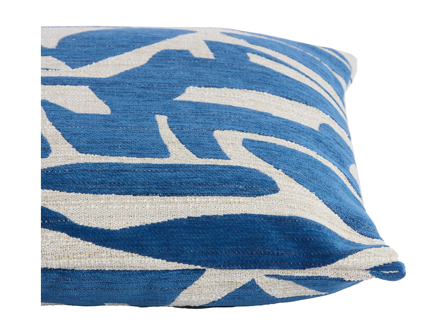 Coussin décoratif PEORIA - Ø45x10 cm - Bleu