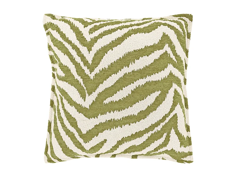 Coussin décoratif Rowan 45x45cm - Vert mousse