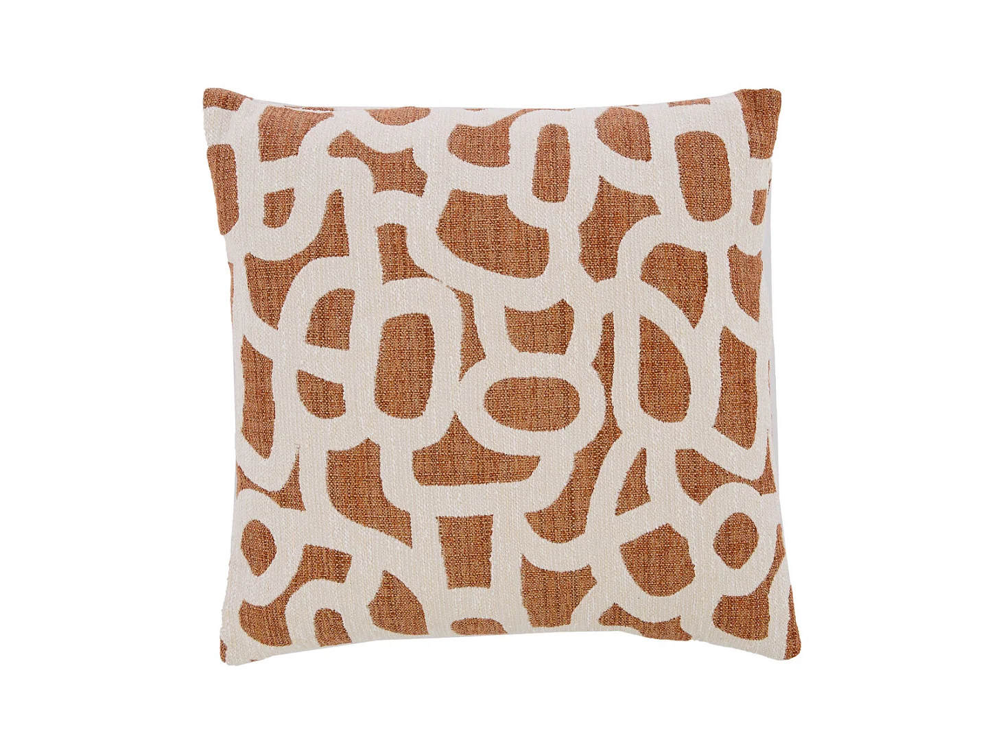Coussin décoratif ALPENA - Ø45x10 cm - Rouge