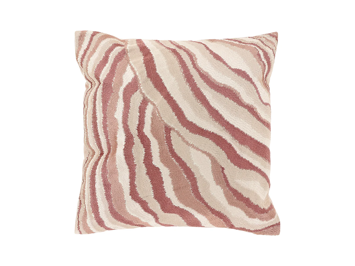 Coussin décoratif Ezra 45x45cm - Vieux Rose