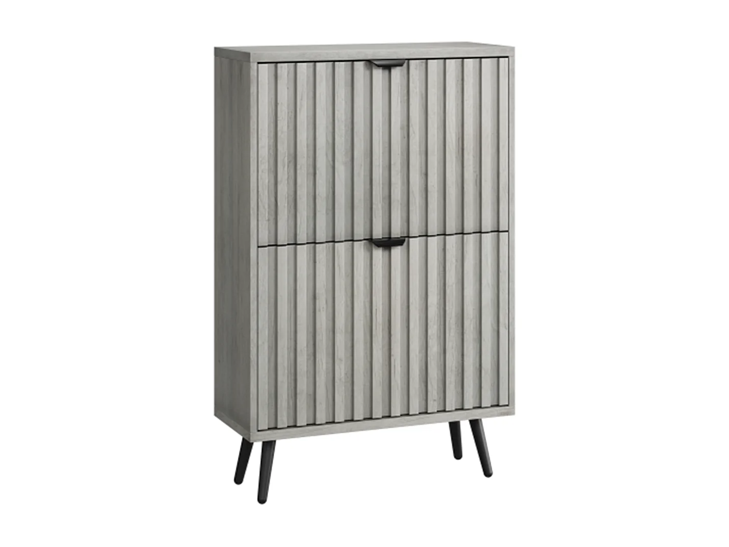 Schuhschrank und 2-Klapp-Schubladen, verwendet als eigenständiger Schuhschrank für Eingänge, Flure, Wohnzimmer und Schränke 60cm