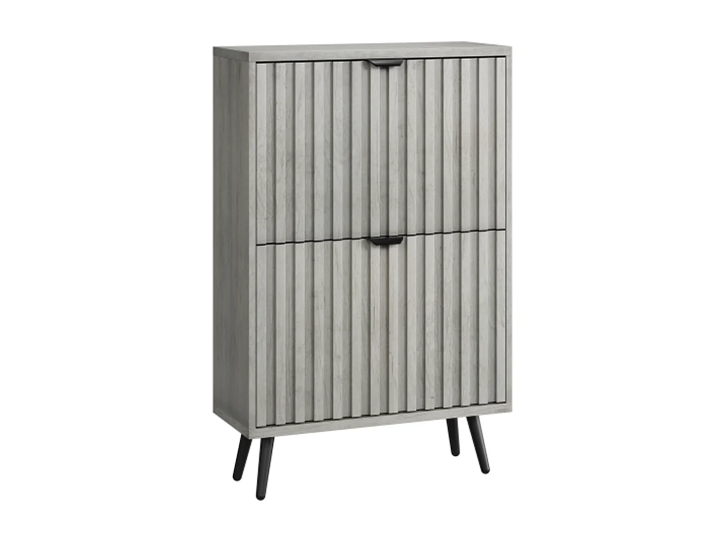 Schuhschrank und 2-Klapp-Schubladen, verwendet als eigenständiger Schuhschrank für Eingänge, Flure, Wohnzimmer und Schränke 60cm