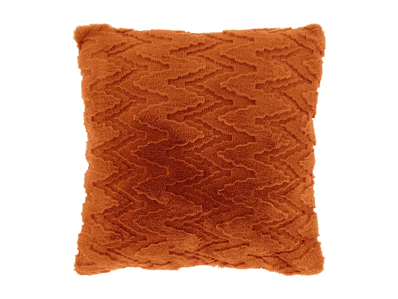 Coussin décoratif Liora 45x45cm - Flamme Orange