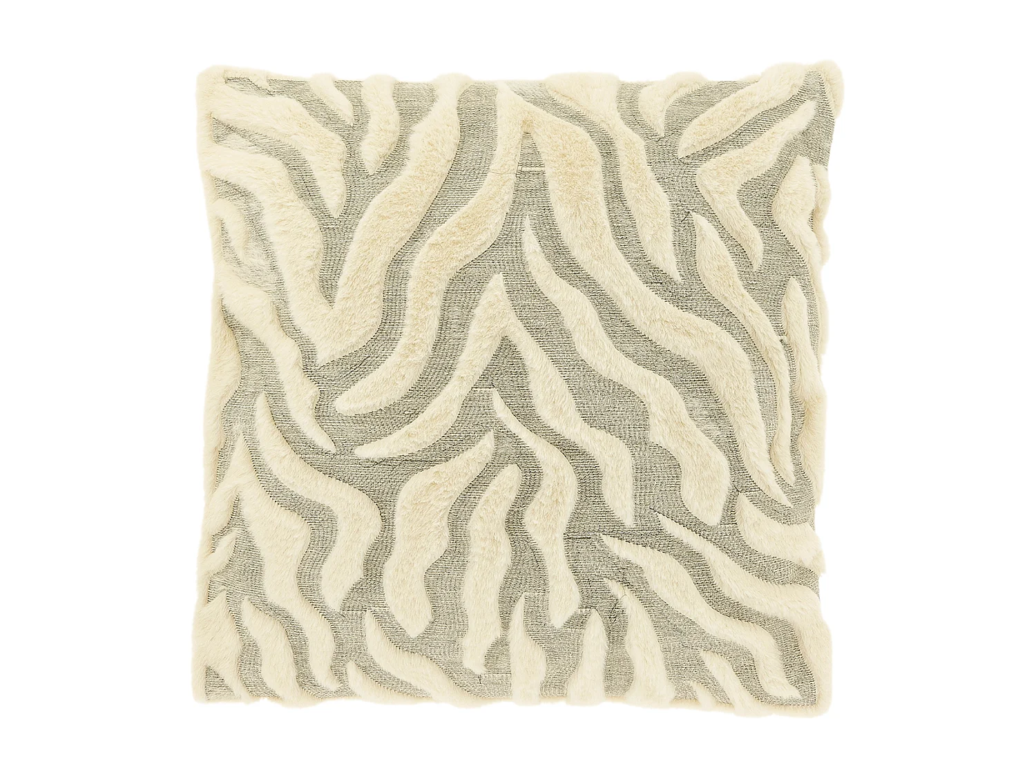 Coussin décoratif Fenna 45x45cm - Blanc Colombe