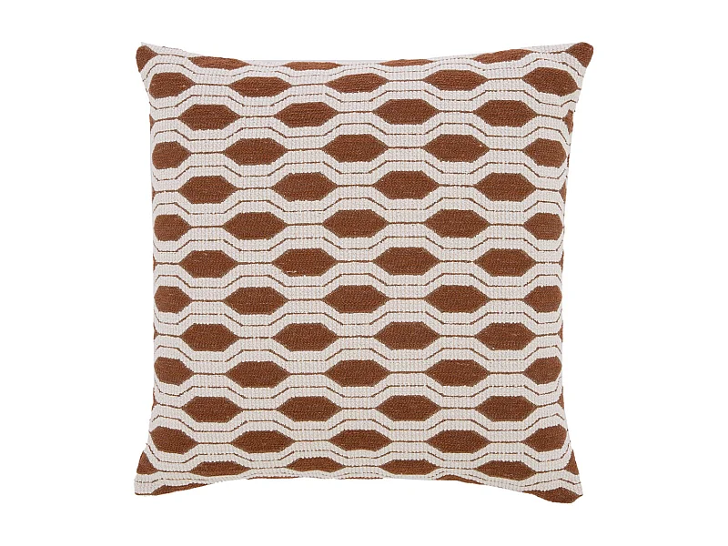 Coussin décoratif RENTON - Ø45x10 cm - Bronze