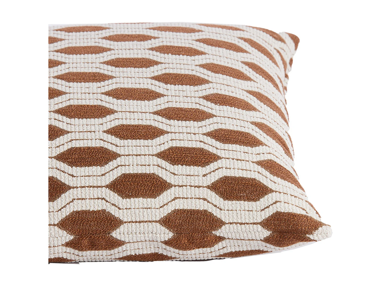 Coussin décoratif RENTON - Ø45x10 cm - Bronze