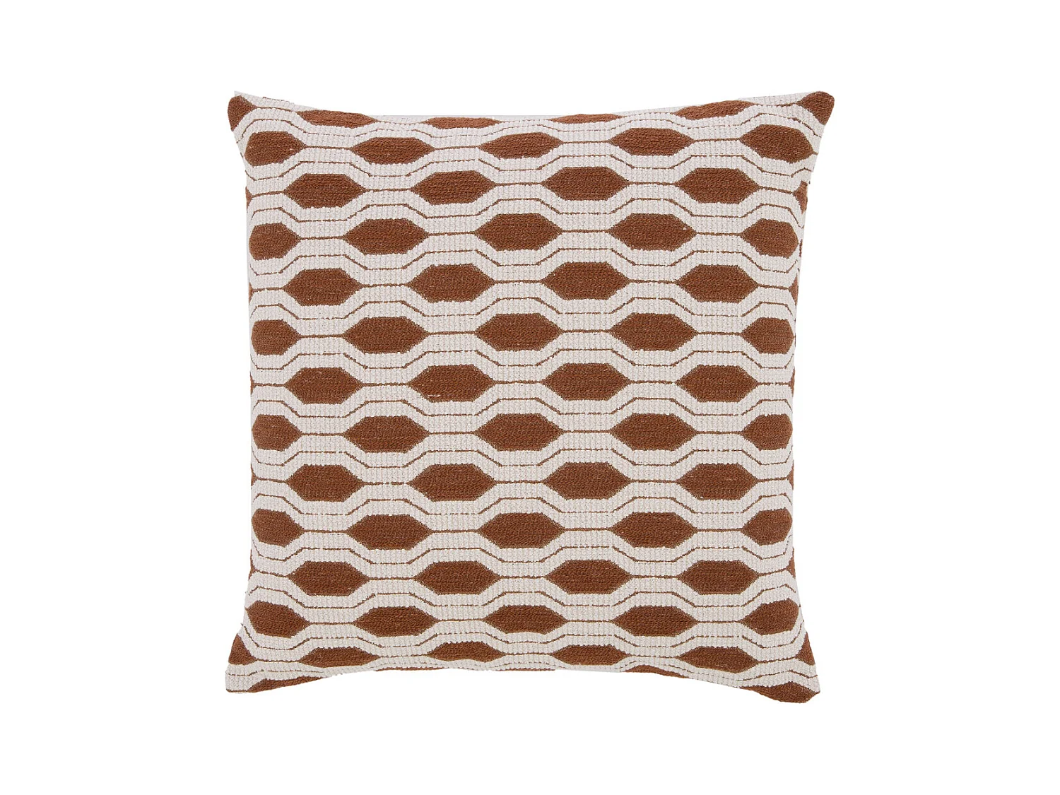 Coussin décoratif RENTON - Ø45x10 cm - Bronze