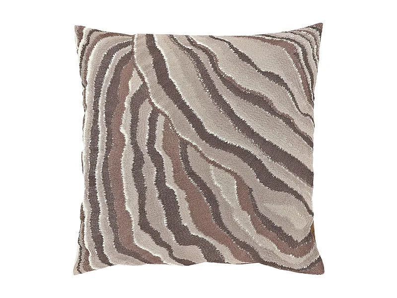 Coussin décoratif Ezra 45x45cm - Violet foncé