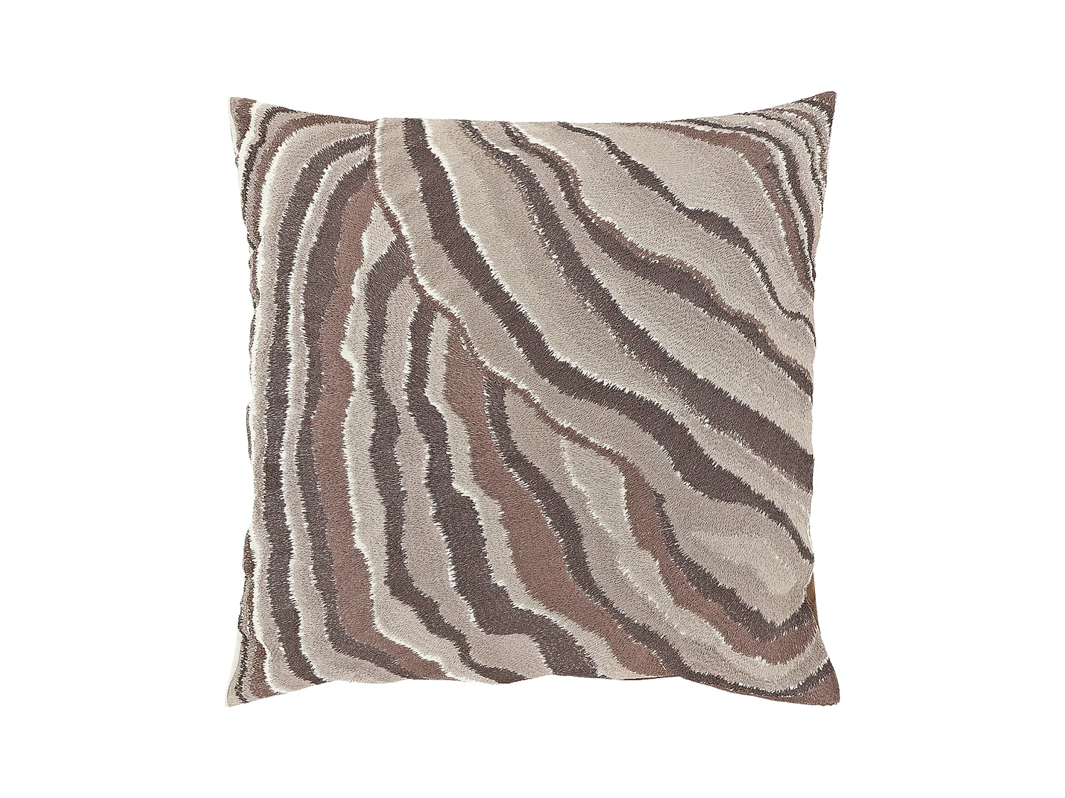 Coussin décoratif Ezra 45x45cm - Violet foncé