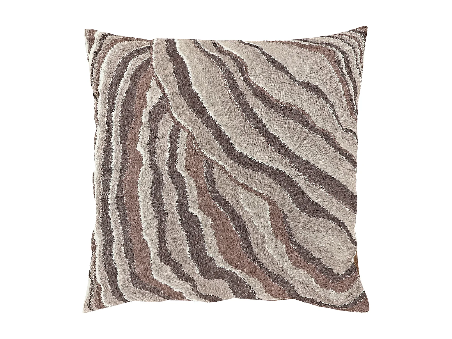 Coussin décoratif Ezra 45x45cm - Violet foncé