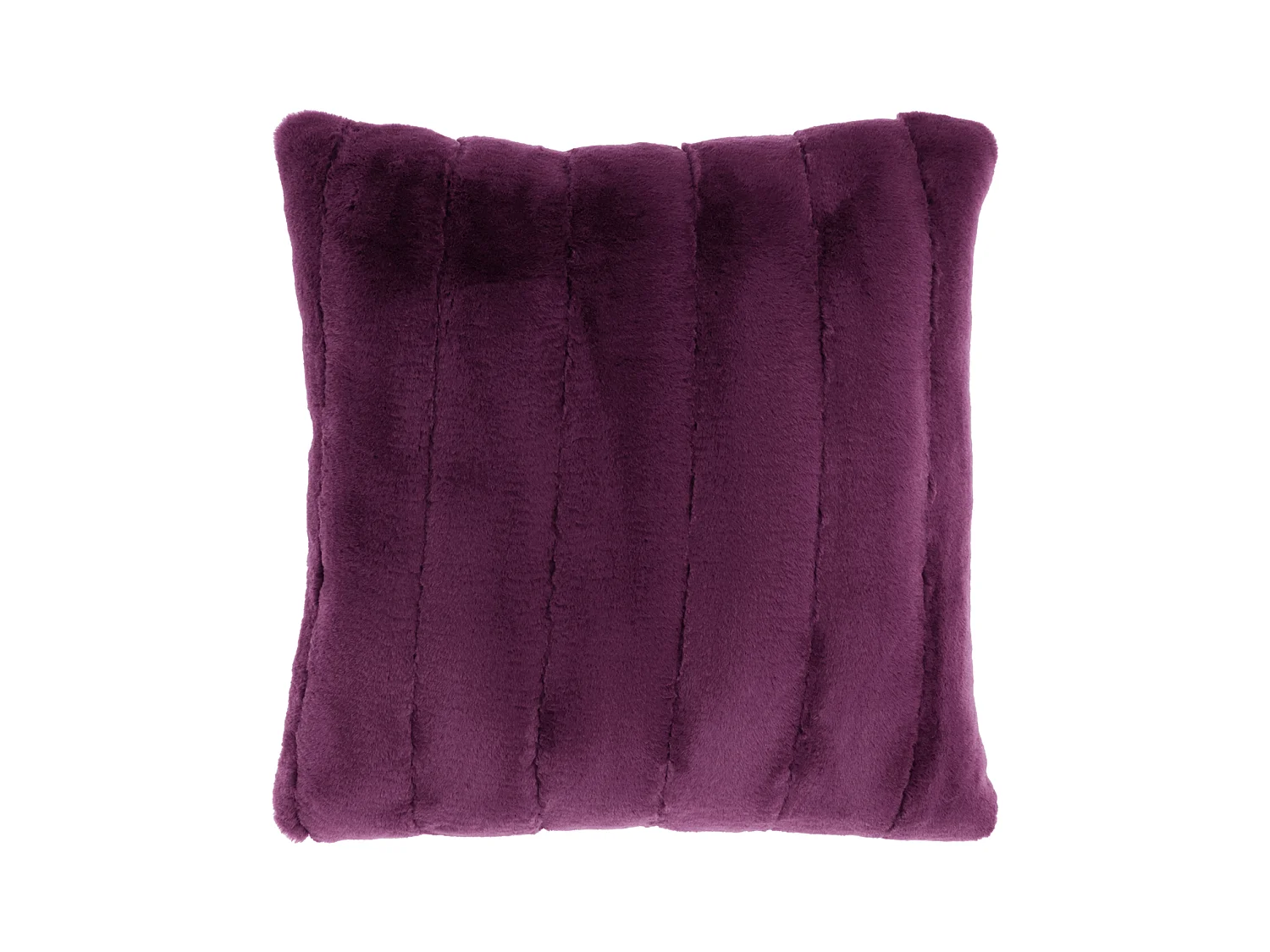 Coussin décoratif Norah 45x45cm - Violet foncé