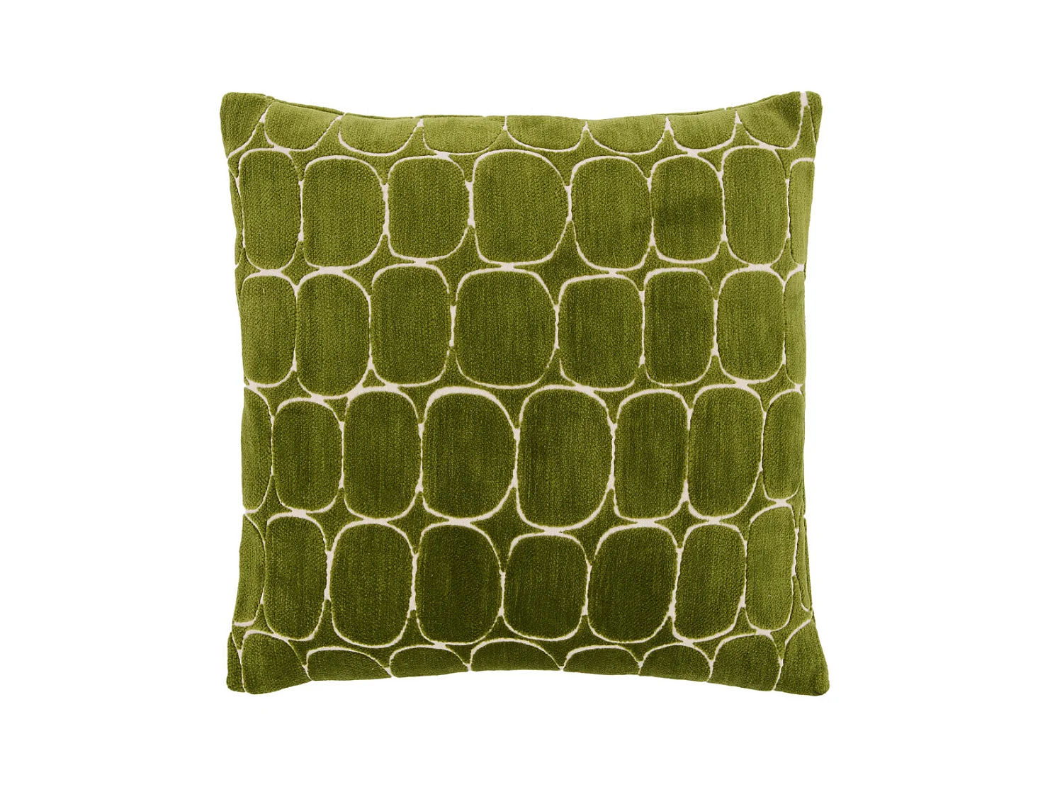 Coussin décoratif DOTHAN - Ø45x10 cm - Vert