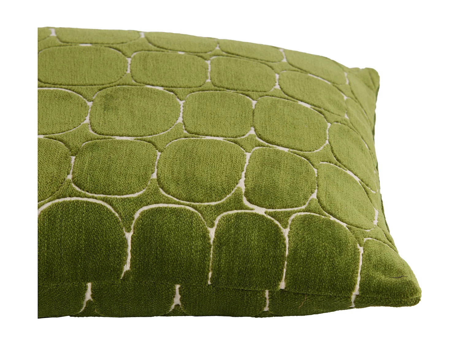 Coussin décoratif DOTHAN - Ø45x10 cm - Vert