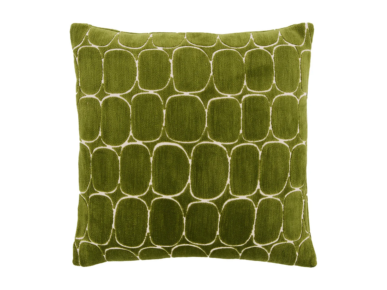 Coussin décoratif DOTHAN - Ø45x10 cm - Vert
