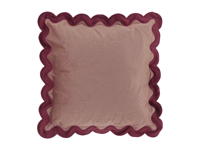 Coussin décoratif Sophia 45x45cm - Vieux Rose