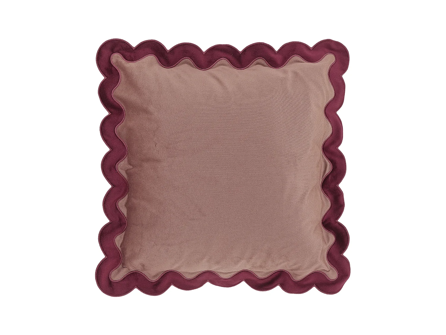 Coussin décoratif Sophia 45x45cm - Vieux Rose