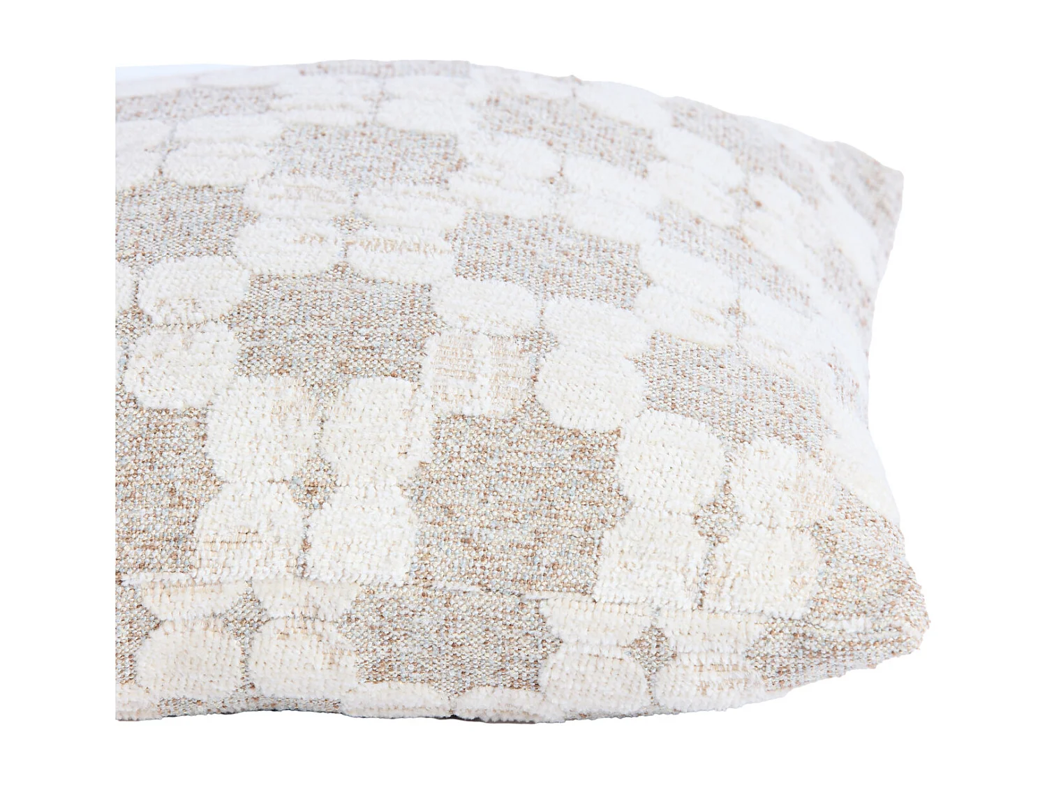 Sierkussen PUEBLO - Ø45x10 cm - Bruin