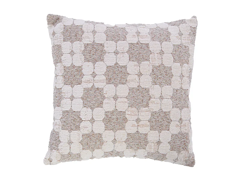 Sierkussen PUEBLO - Ø45x10 cm - Bruin