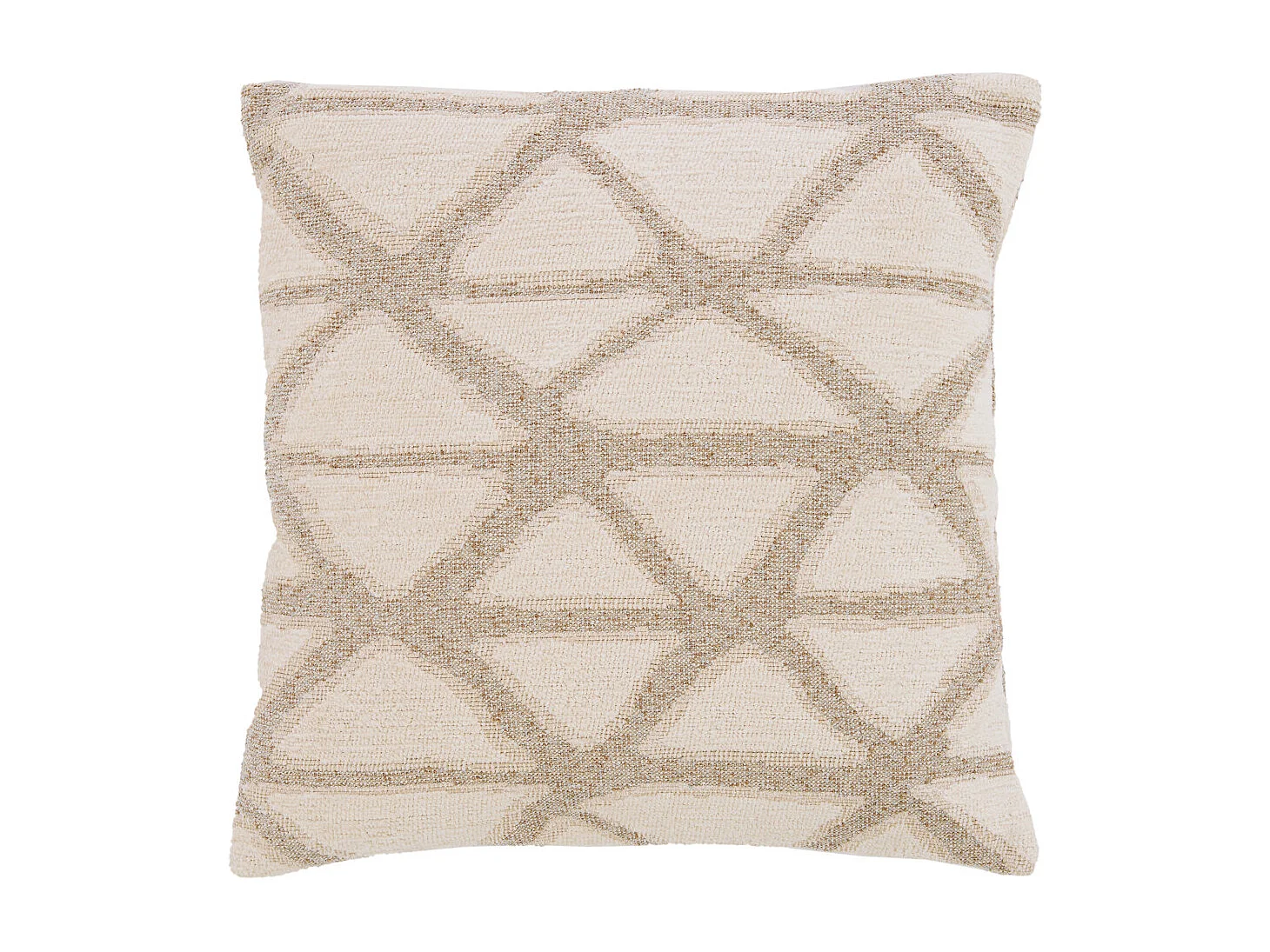 Sierkussen MUNCIE - Ø45x10 cm - Bruin