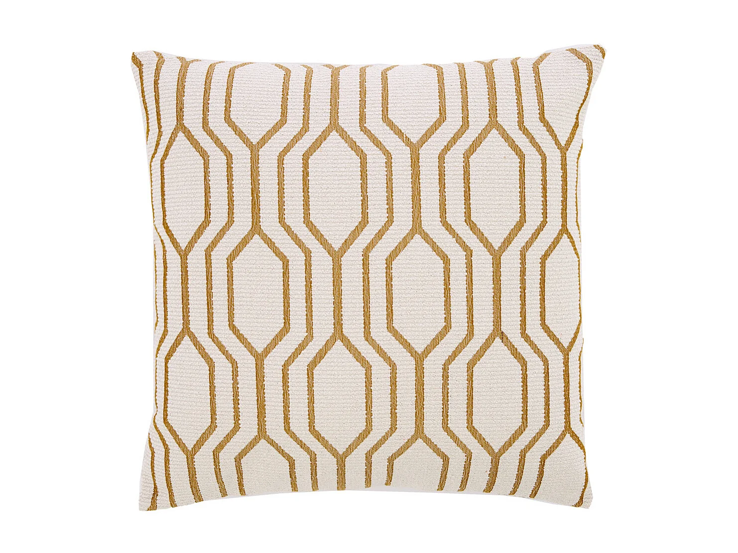 Sierkussen JOPLIN - Ø45x10 cm - Wit