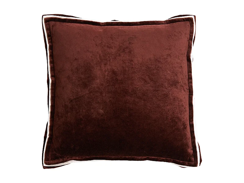 Coussin décoratif BAXLEY - Ø45x10 cm - Marron