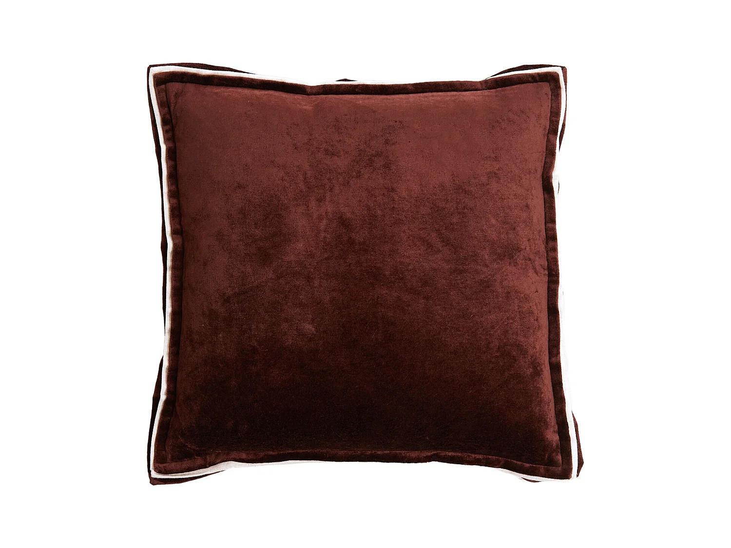 Coussin décoratif BAXLEY - Ø45x10 cm - Marron