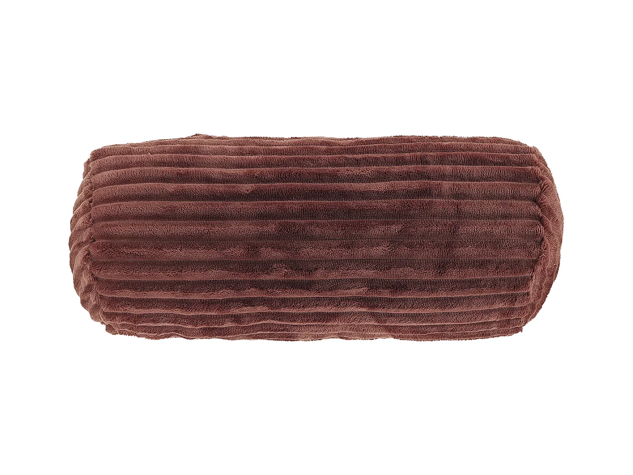 Coussin décoratif Dez Ø20x45cm - Marsala