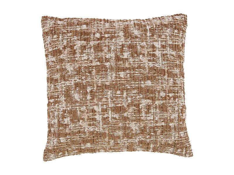 Coussin décoratif SALIDA - Ø45x10 cm - Marron