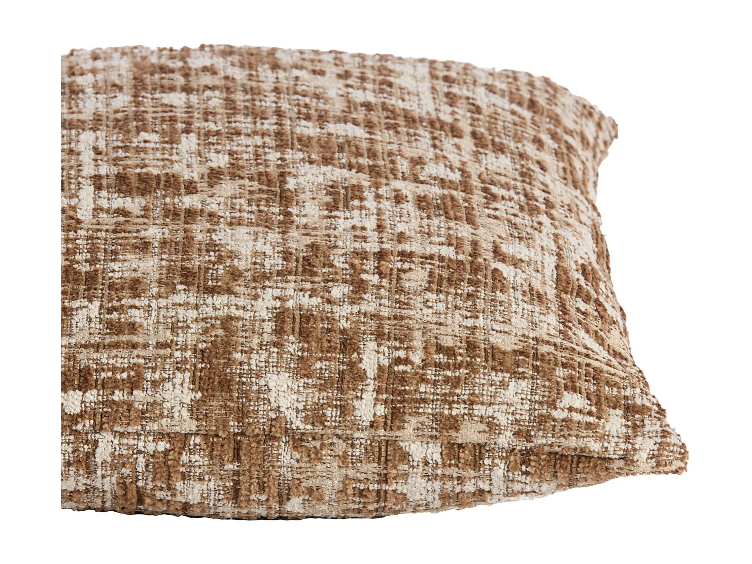 Coussin décoratif SALIDA - Ø45x10 cm - Marron